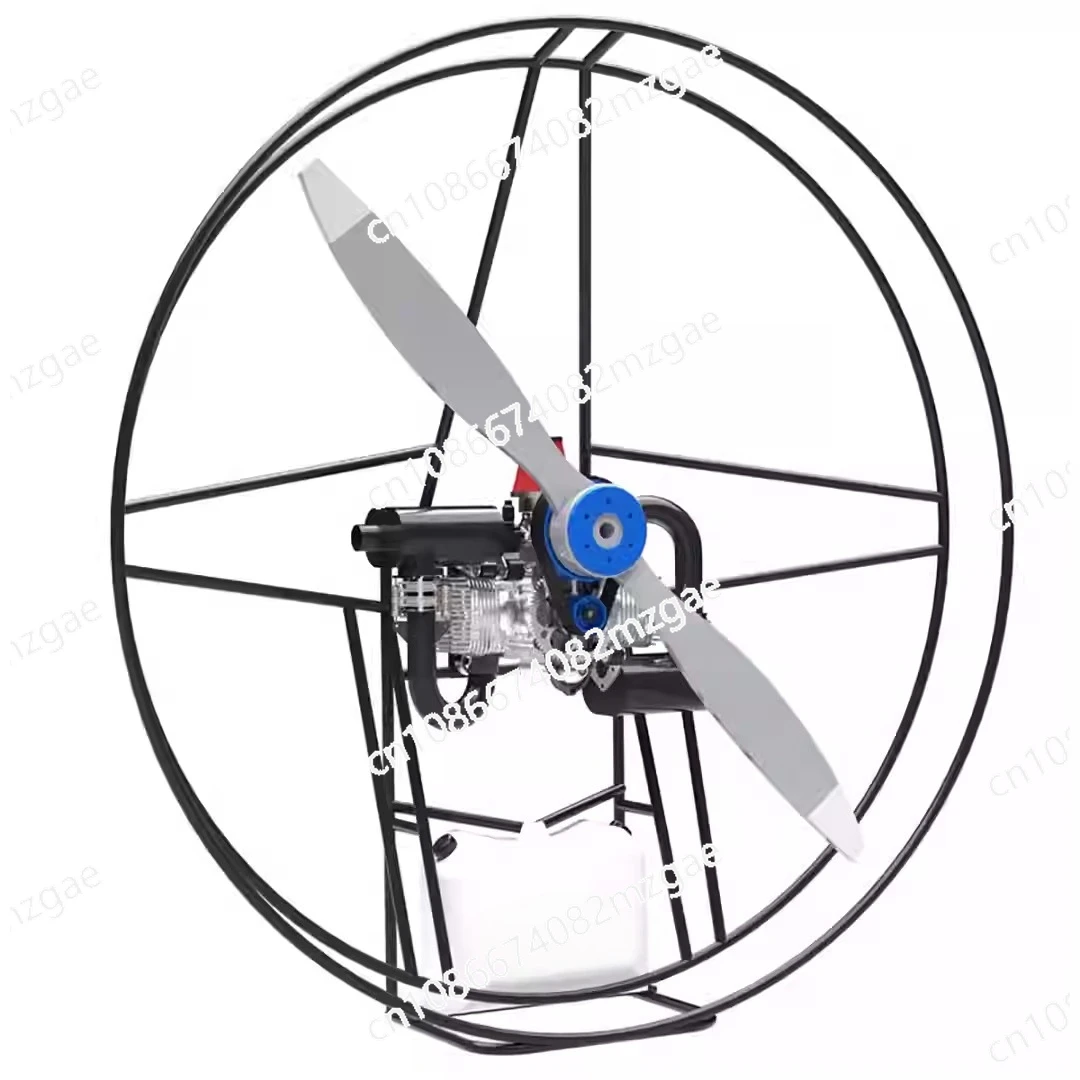 The new DLE200 paramotor engine twin-cylinder two-stroke natural air-cooled electric start with 200CC displacement