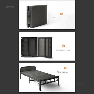 Yatak ve basit Moderna yatak odası, çalışma masası, yetişkin, metal, lüks ve hafif yumuşak, çift katlanır toka ile hastaneye kadar eşlik edecek şekilde geliştirilmiştir Lüks yatak takımları için en iyi 10 satış-3 numara