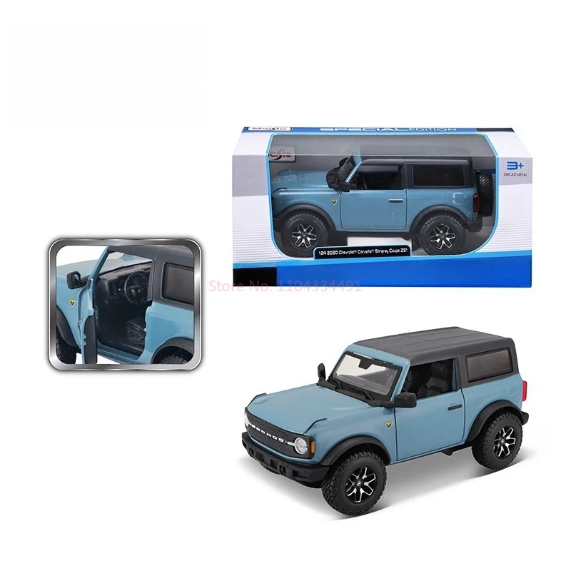 Modelo de coche de aleación de simulación 1:24, vehículo todoterreno, modelo de coche de Metal, colección de adornos para niños y niños, regalos de cumpleaños