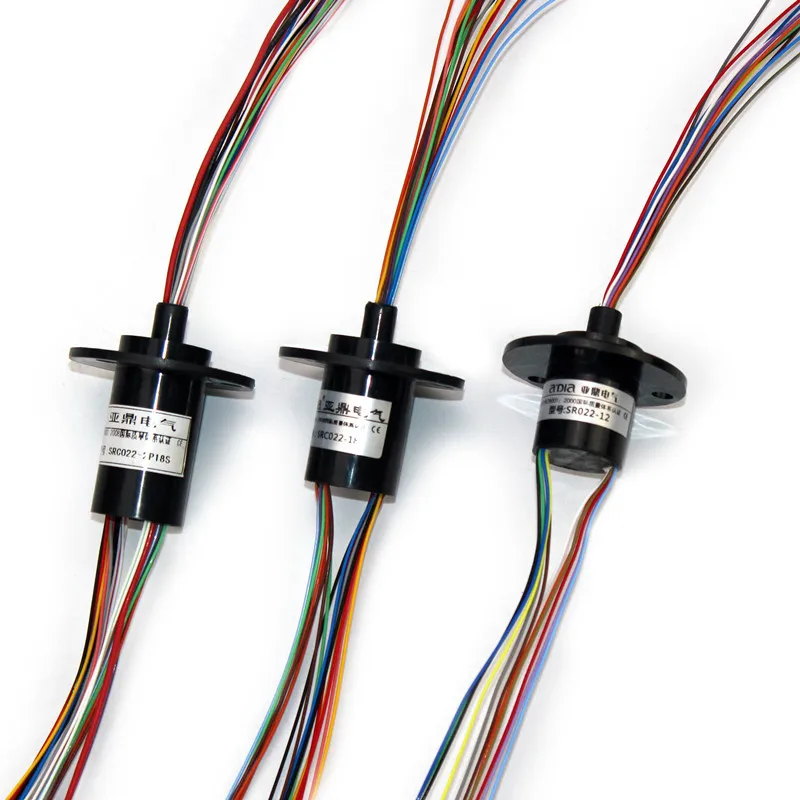 22มม.เส้นผ่านศูนย์กลาง18ช่อง2A แคปซูล Slipring Power Conductive Joint SRC-22-182 A แปรงไฟฟ้าเกมส์สะสมแหวน