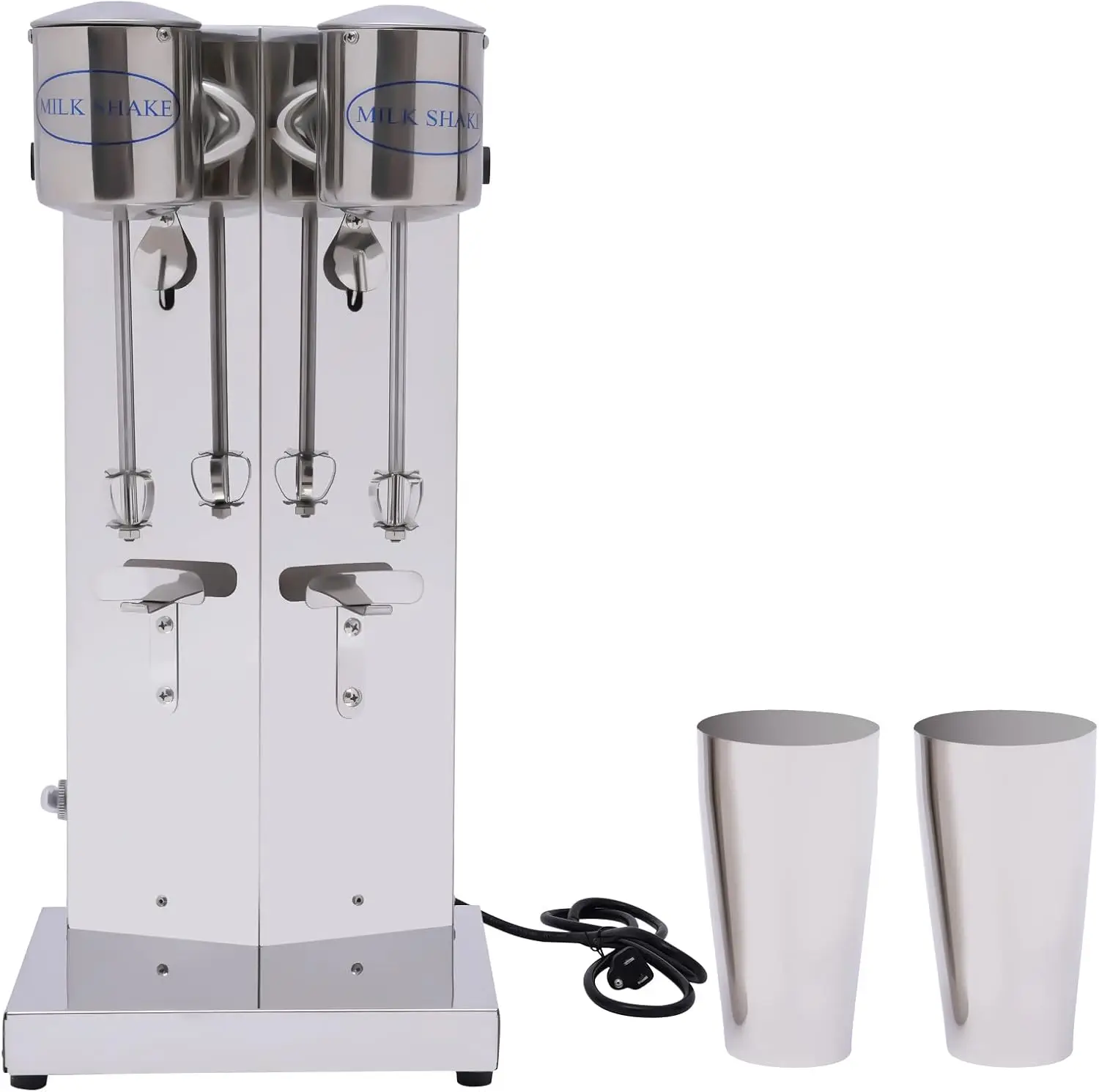 Agitateur à lait électrique 110V, machine à milkshake rétro de qualité, à double tête, à deux vitesses, pour centre commercial