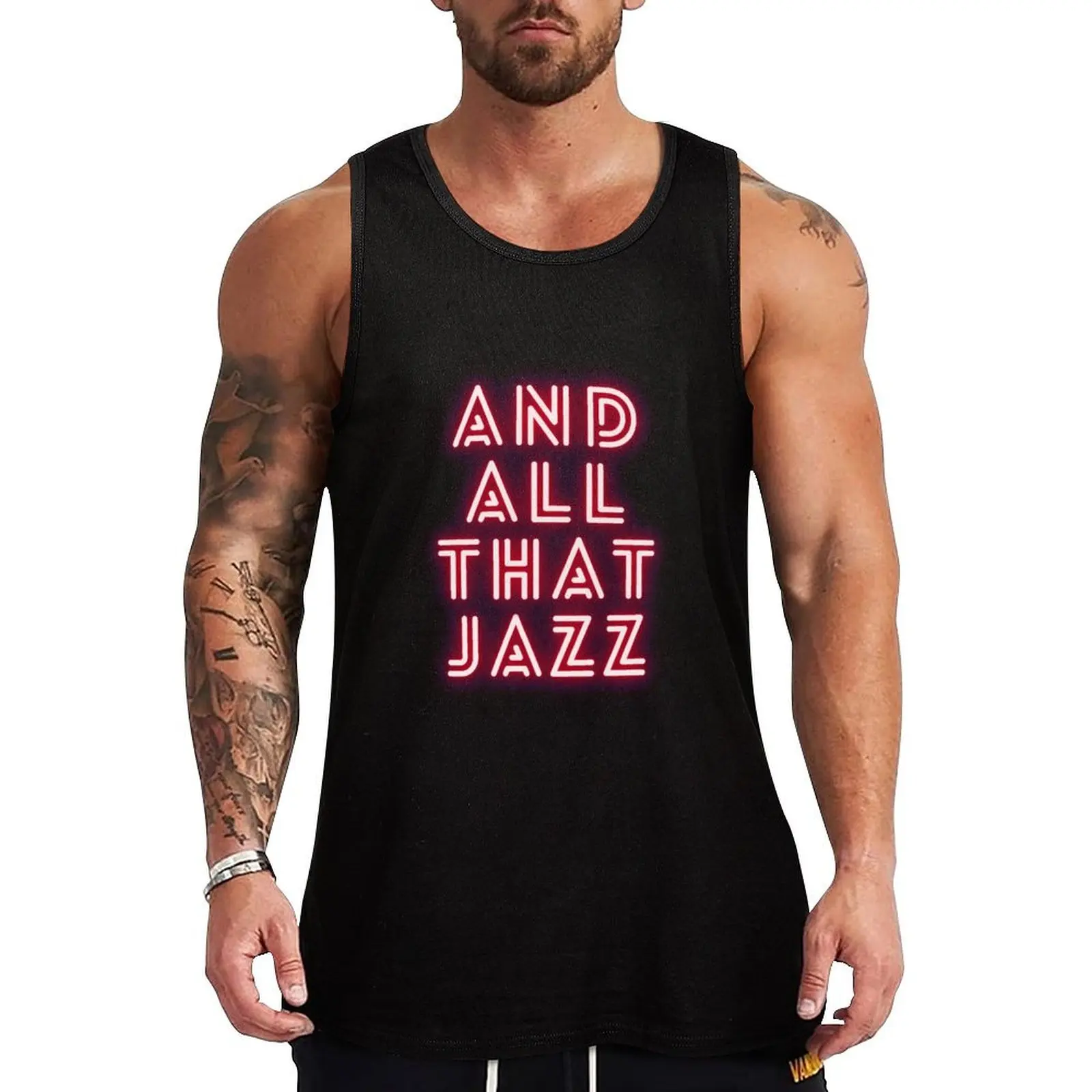 

And all that jazz, chicago the musical Tank Top Men's summer t-shirt Man gym clothes gym clothes men Men's singlets