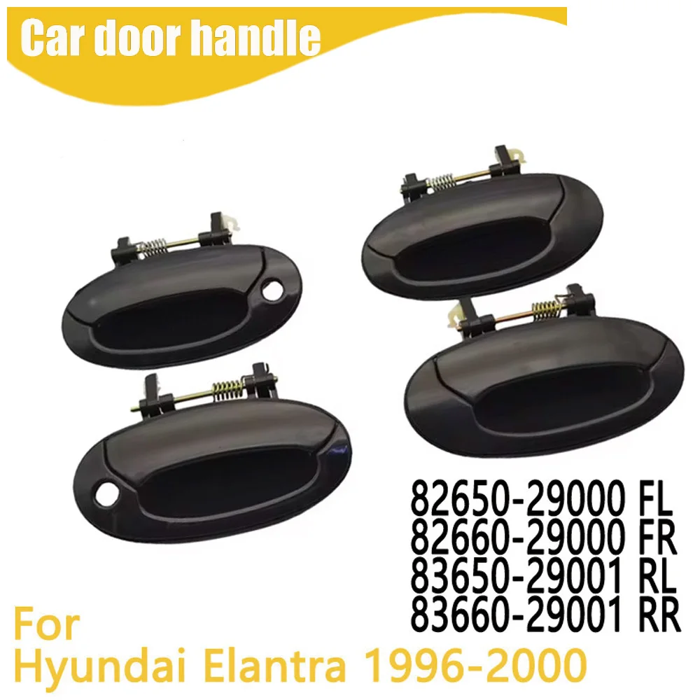 

4Pcs Interior Door Handle For Hyundai Elantra 1996-2000 82650-29000 82660-29000 83650-29001 83660-29001