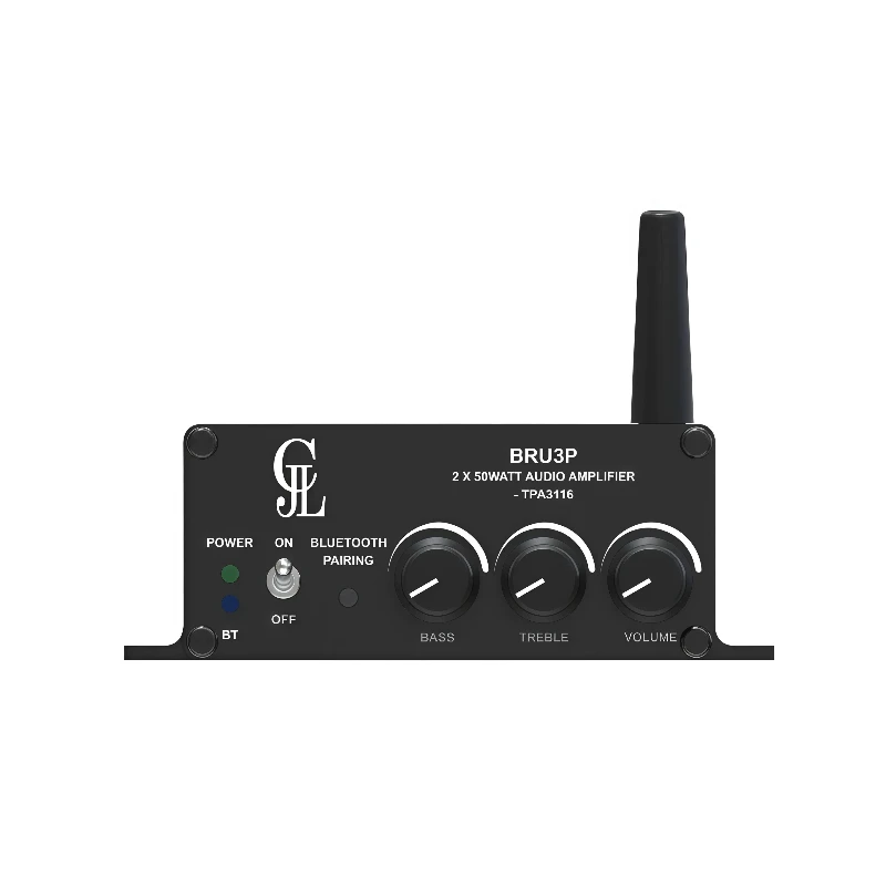 Tpa3116 2x50w bluetooth 5.3 digital power amplifier dsp tuning desktop amplifier ceiling speaker bru3p