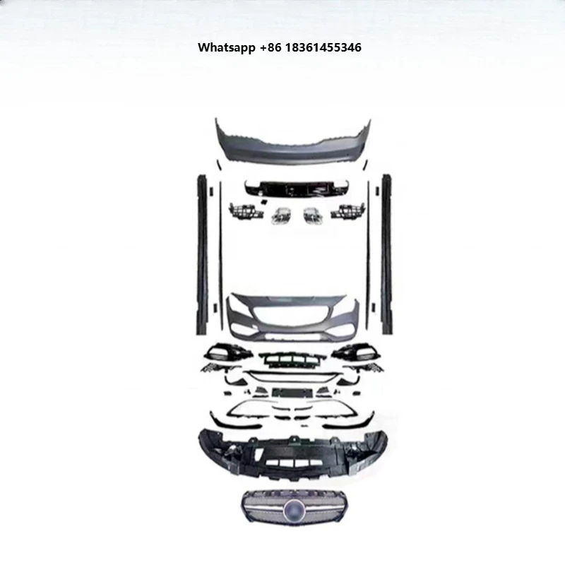 

Non-Destructive Installation Auto Parts Car Retrofit Facelift Bodykit for 16-18 CLA W117 20-23 CLA W118 Upgrade CLA45