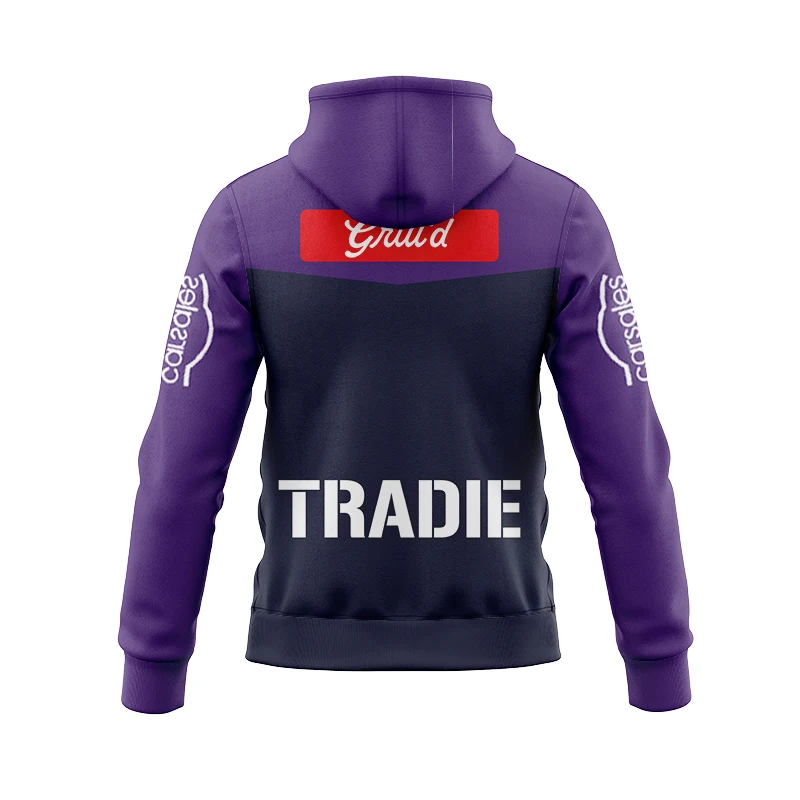 2024 Zip Hoodie Melbourne Storm Home Away Rugby Jersey (Custom name and number )