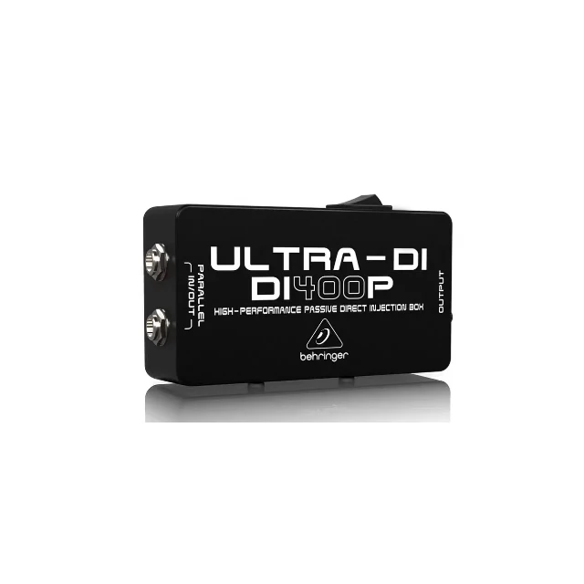 DI400P Professional and multi-purpose for stage and studio applications Provides impedance and signal matching