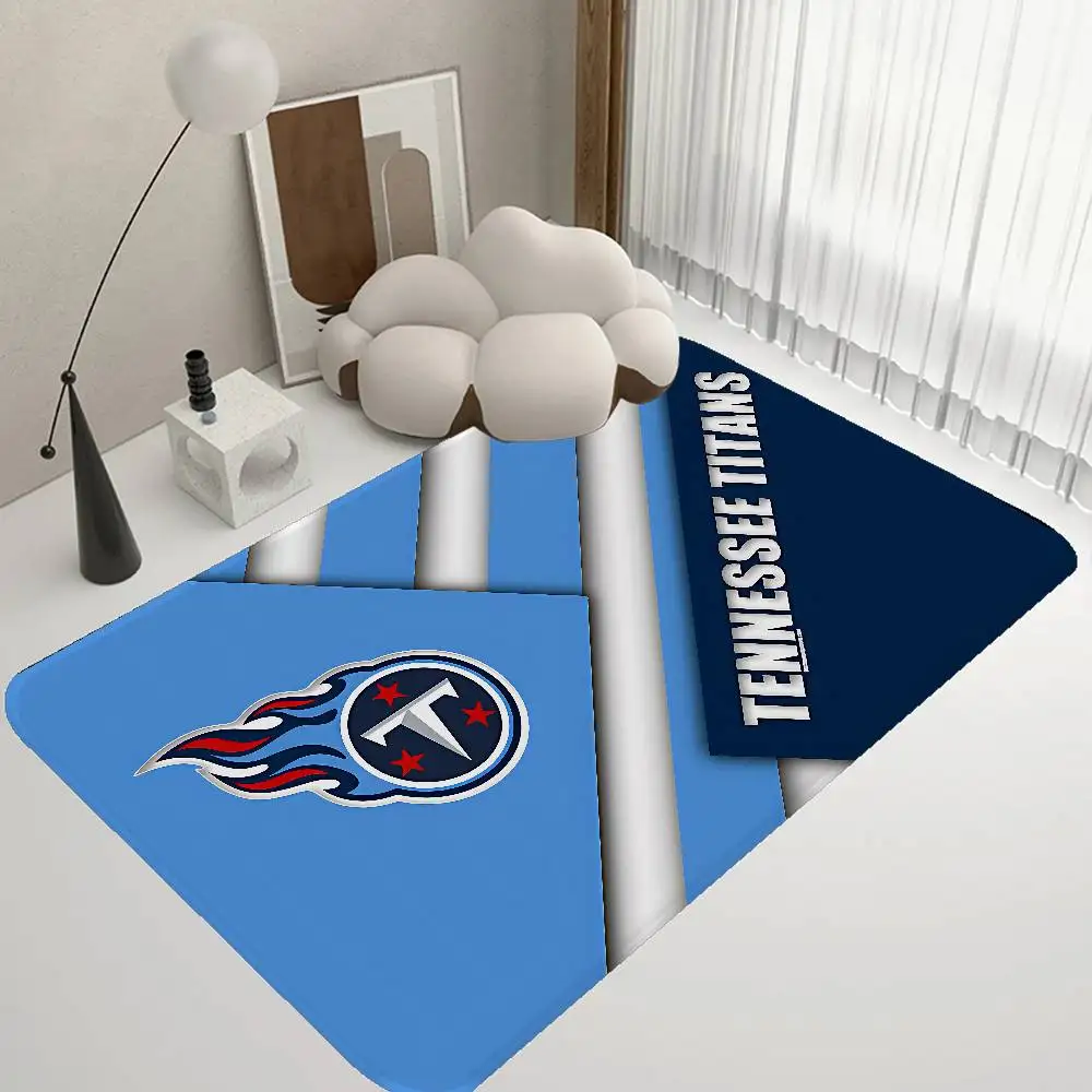 Alfombra de suelo para el equipo de fútbol americano T-Tennessee Titan, estilo INS, alfombra suave para dormitorio, lavadero, alfombra antideslizante para el hogar