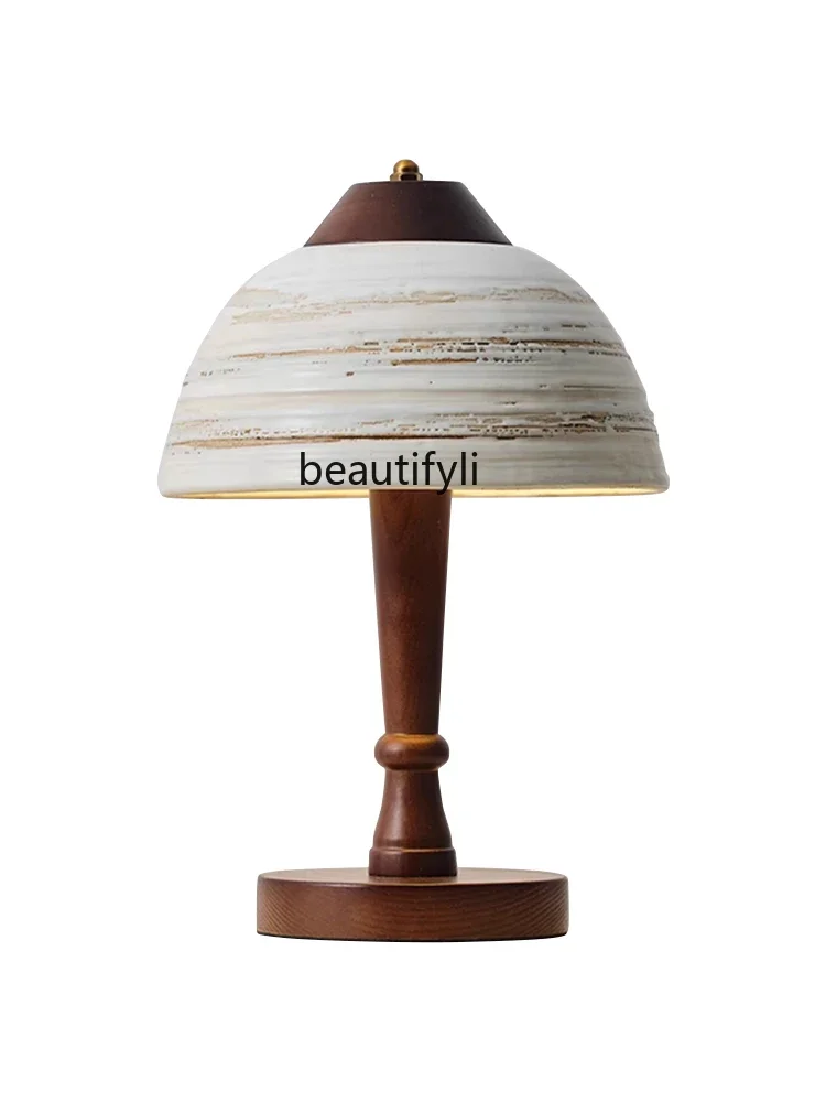 

New Chinese Style Living Room Table Lamp Zen Silent Style Chandelier Bed & Breakfast Bedroom Bedside Decoration