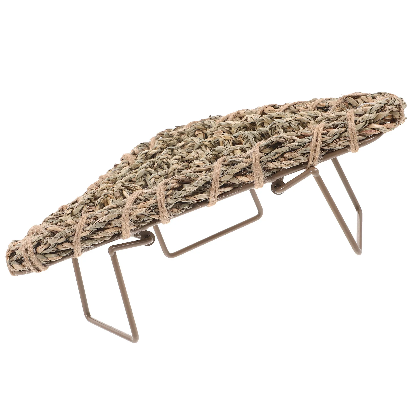 

Reptile Lounger Bed Sturdy Mesh Design Space Saving Small Animal Resting Mat Lizards Geckos Hamsters Chinchillas Accessories