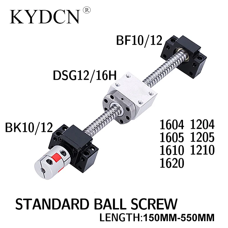 

SFU1204 SFS1205 SFS1210 SFU1604 SFU1605 SFU1610 SFE1616 SFS1620 C7 length 150-550mm screw nut holder plus BKBF12 support seat