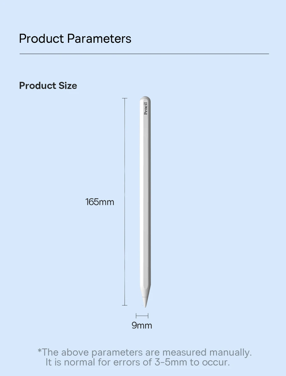 Imagem -03 - Carregamento sem Fio Magnetic Stylus Pen Apple Pencil 2ª Geração Palm Rejeição para Ipad Pro Air Mini e Muito Mais