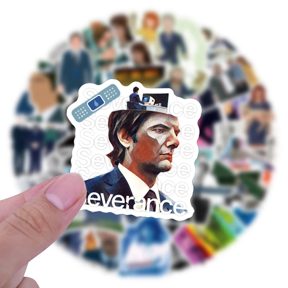 10/30/55 Stück coole Cartoon Severance Graffiti Aufkleber klassische TV-Serie Aufkleber Spielzeug DIY Skateboard Telefon Notebook Kid Sticker Pack