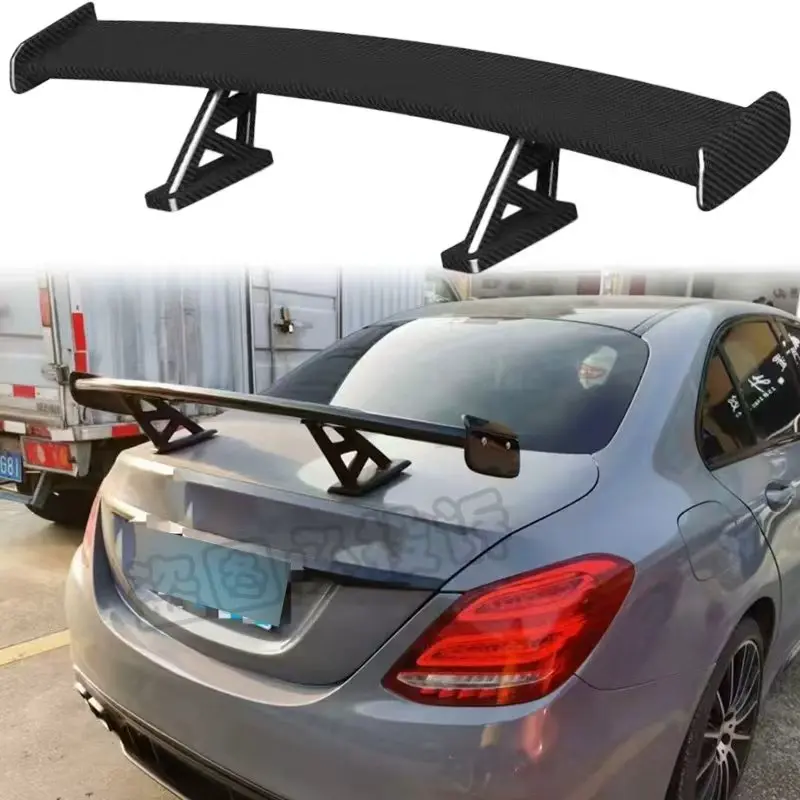

For Mercedes Benz C W205 2-4 Door AMG C63 C43 2014-2021 Rear Spoiler Wing True Carbon Fiber Material Body Kit PD Style