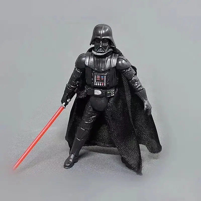 Star Wars Anime Cartoon Jedi Stormtrooper Darth Vader Obi-Wan Kenobi Yoda Movable Model Desktop Ornament Toys Children Gifts