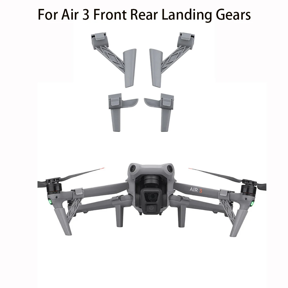 

For DJI Air 3 Front Rear Landing Gear Increase Expansion Bracket Extended Leg ABS Drone Accessories