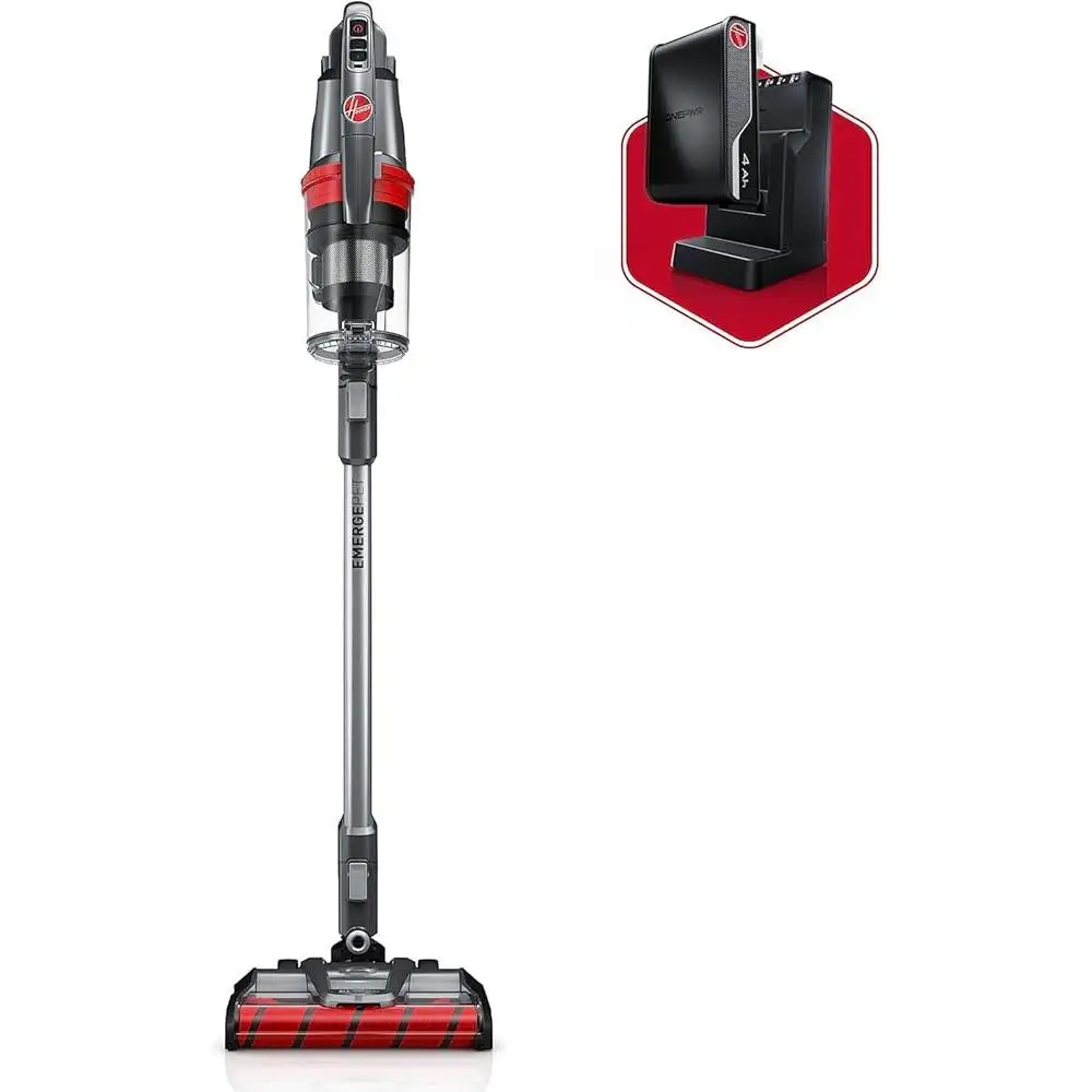 Cordless Stick Vacuum Cleaner Powerful Quiet Lightweight Self Standing All Terrain Multi Surface Pet Tool Battery Powered