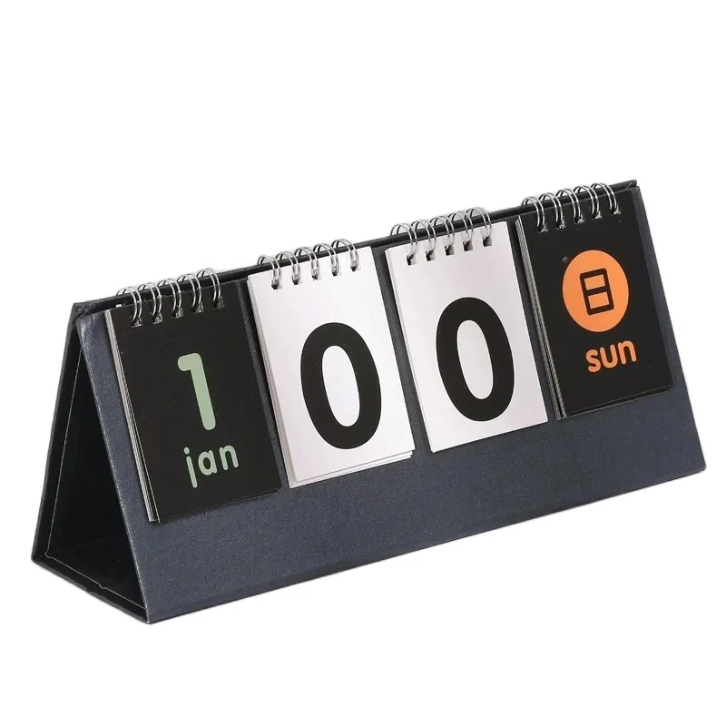 New 2025 Simple Series Perpetual Calendar DIY Desktop Calendar Agenda Organizer Daily Schedule Planner