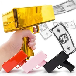 1 SET Banknote gun Party Game prop toys Relieve stress celebrate Movies Bachelor Prop Party Supplies Celebration Spray Money Gun