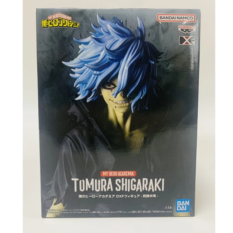 BANDAI Anime My Hero Academia Tomura Shigaraki PVC Christmas Gifts or Collection Genuina Action Figure Model Toys in Shelf