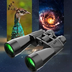 Binoculars HD 10-380X100 Telescope Professional Powerful High Magnification Long Range Portable Bak4 Prism For Camping Hunting