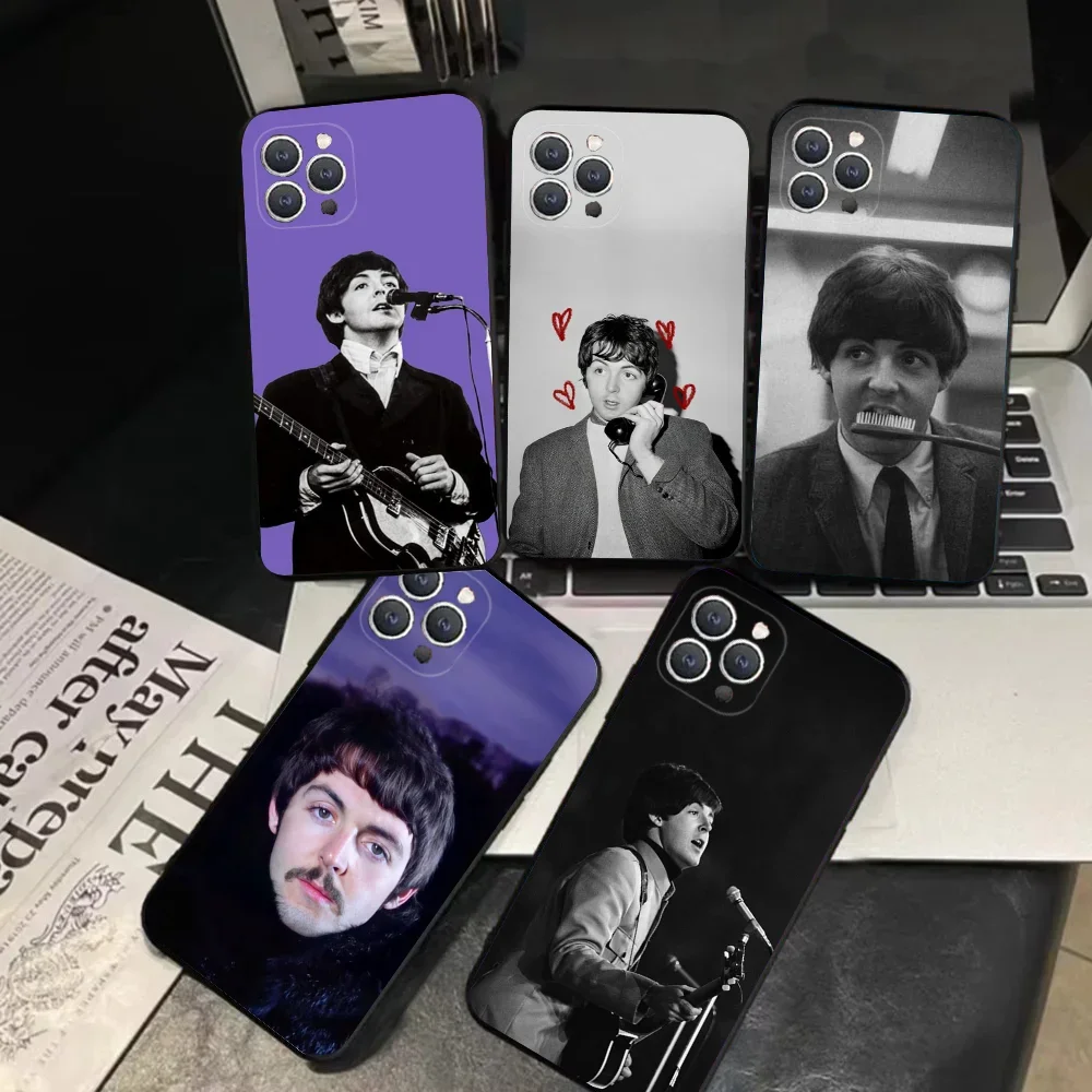 1pc Singer P-Paul McCartney Phone Case Silicone Soft For IPhone 16 15 14 13 12 11 Plus Pro Max Plus