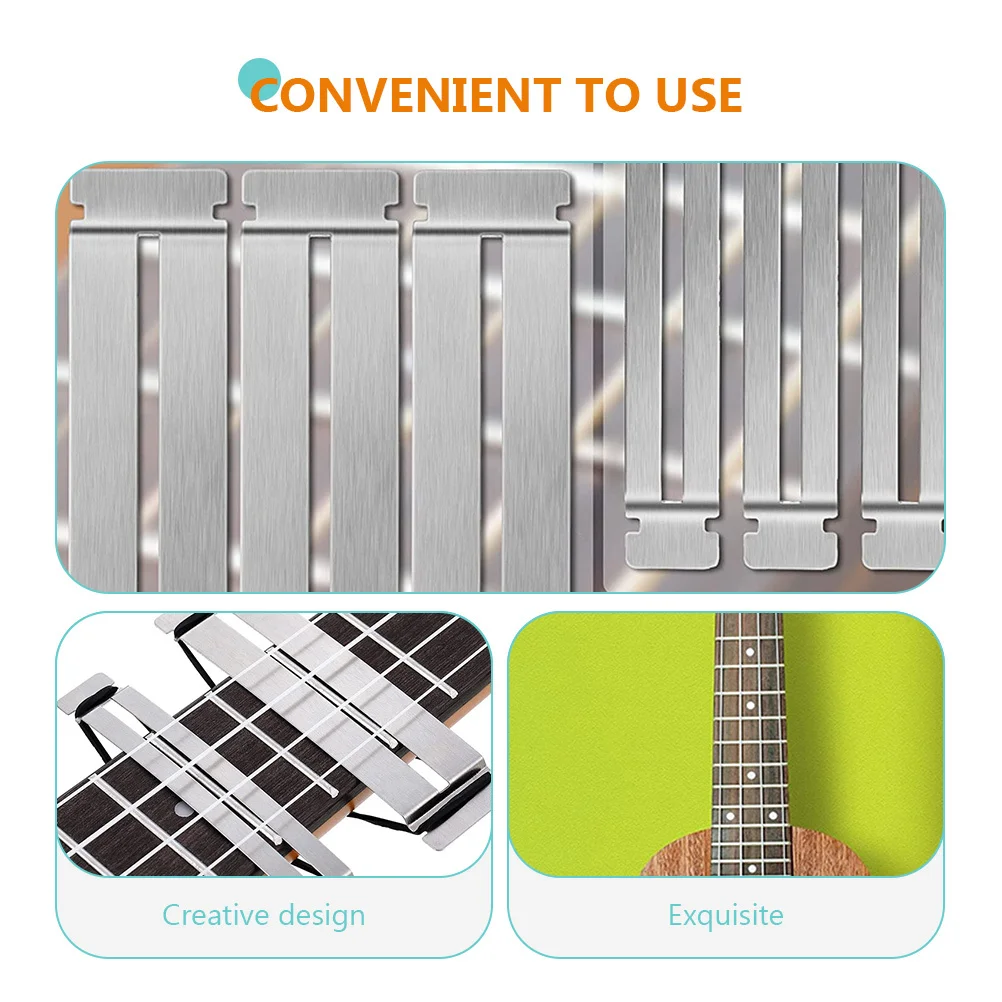 

1Set Guitar Fretboard Protectors Stainless Steel Finger Guards Polishing Kit Guitar Bass Fret Repair Tool Luthier Tool