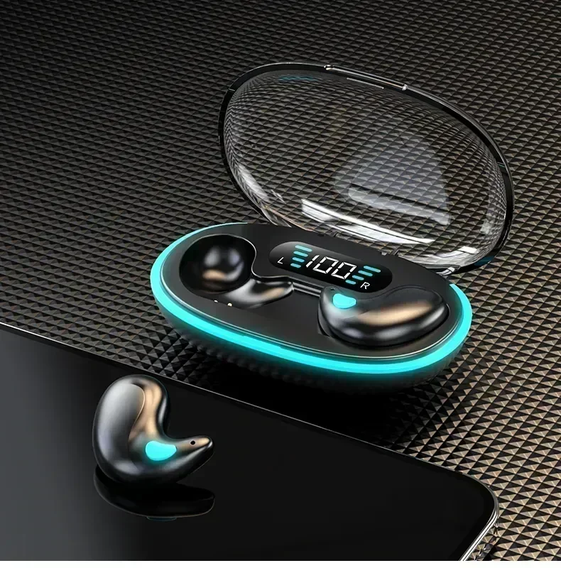 X55 Unsichtbare Kabellose Kopfhörer - TWS Bluetooth Unsichtbare In-Ear Geräuschunterdrückende Sport-Kopfhörer IPX5 Wasserbeständig – Detail 20