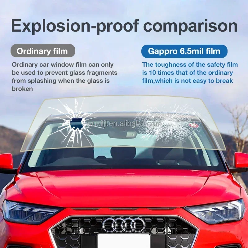 Gappro  Solar Film Car Nano Ceramic Heat Insulation Anti UV Ra Privacy sun Protection Car Photochromic Window Tint Film