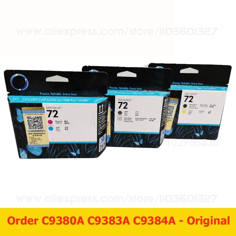 Original New C9380A C9383A C9384A Print Head For HP72 # Printhead For HP T610 T770 T795 T790 T1100 T1120 T1200 T1300 T2300