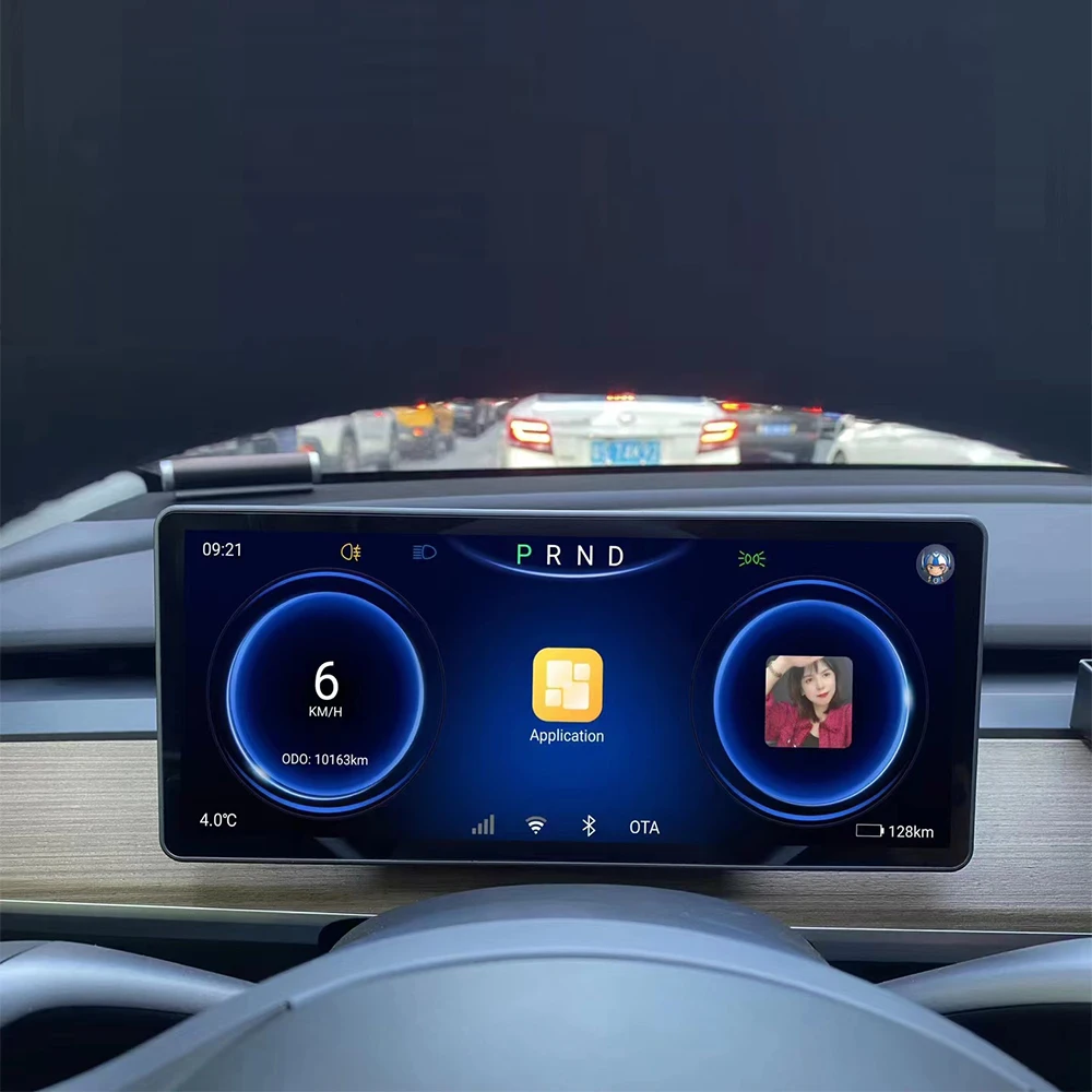 

ZJZ 10,3-дюймовый сенсорный экран, приборная панель автомобиля для модели 3/Y, приборная панель, поддержка Carplay/Android Auto/Mirrorlink/Gps-навигация