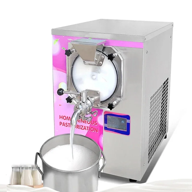 11L Small Ice Cream Pasteurization Machine Milk Pasteurizer Homogenizer MixerJuice Food Sterilizers Sterilizing Machine