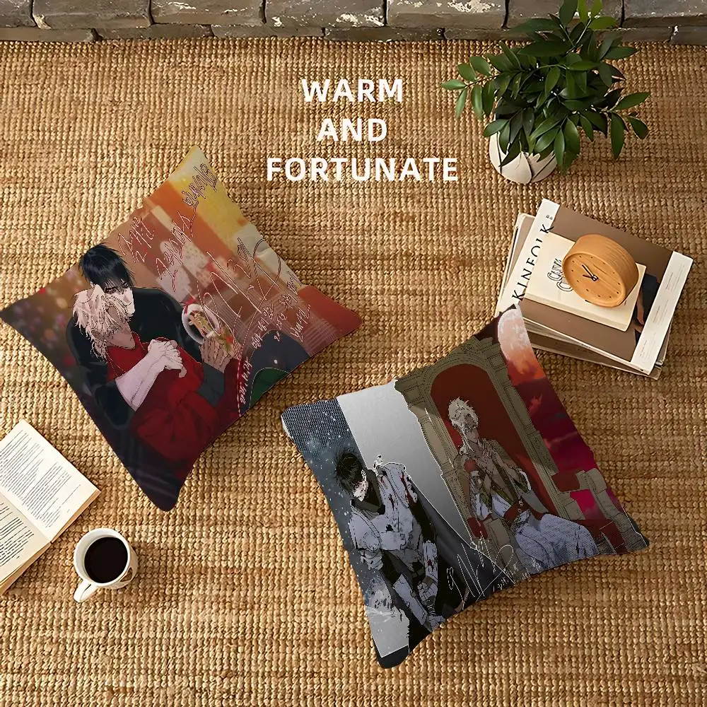 Brothers without a tomorrow bl Anime Pillow Anime Pillow Sofa Bed Head Pillow Cover Cushion Cover 45x45 cm Fashion