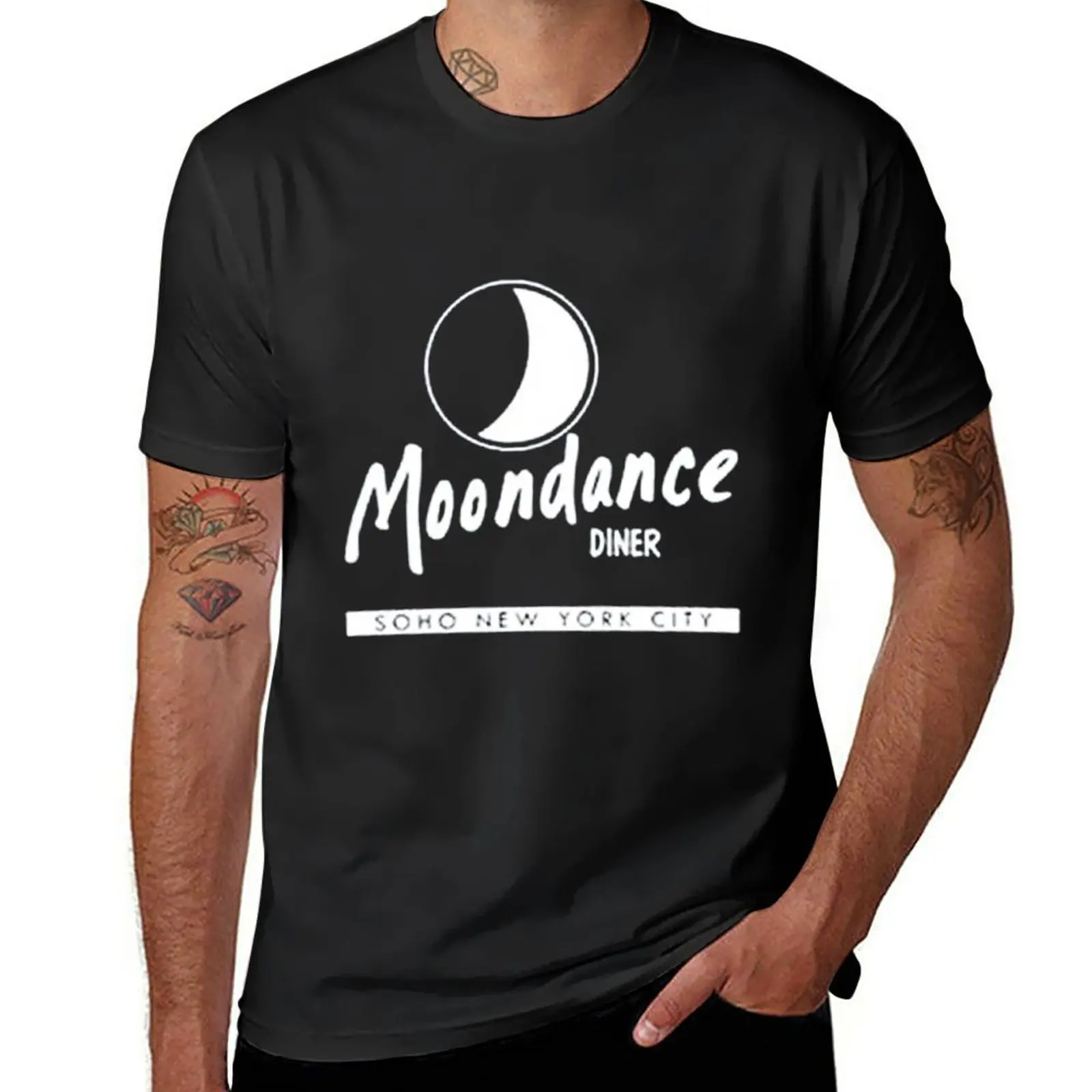 New Moondance Diner T-Shirt t shirt man summer top Short t-shirt summer clothes men t shirt