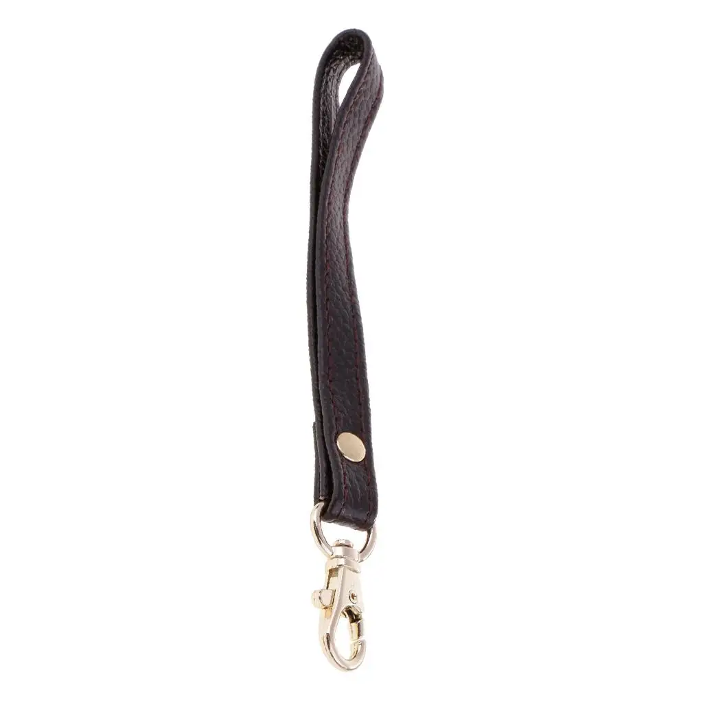 

DIY Durable Real Leather Wristlet Wrist Bag Strap Purse Wallet Handle Holder