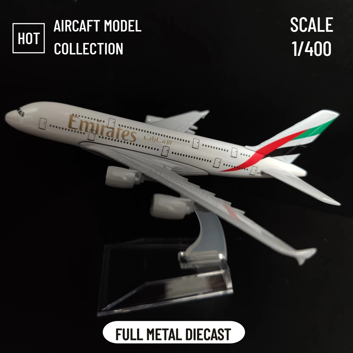 Schaal 1:400 Metalen Vliegtuigen Replica Fly Emirates A380 B777 Airlines Vliegtuig Diecast Model Luchtvaart Miniatuur Home Decor Jongen Speelgoed