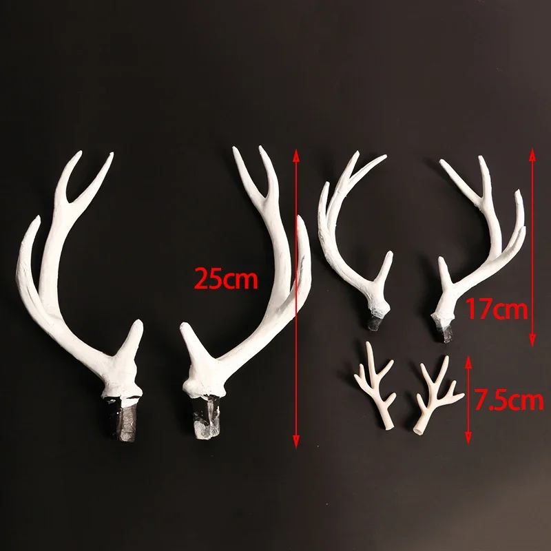 Creative Role Playing Accessories Halloween Prop Simulation Black Antlers Decoration Artificial Antlers Headband Ornament Prop