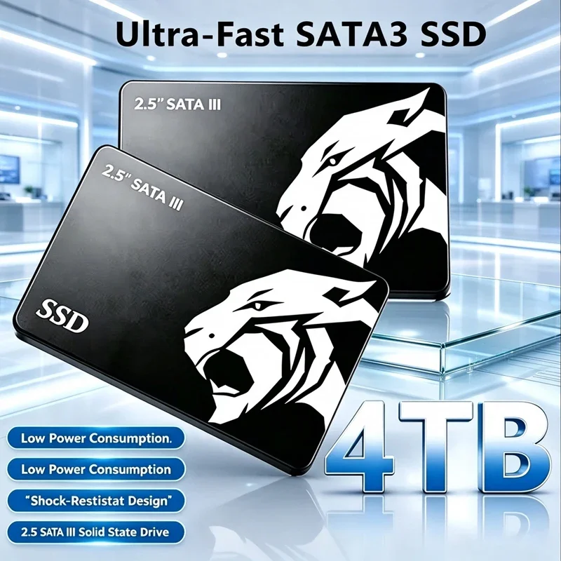 SSD Solid State Drive HDD 2.5 Hard Disk SSD 500GB 1TB 2TB HD SATA 4TB High Speed Disk Internal Hard Drive for Laptop PC