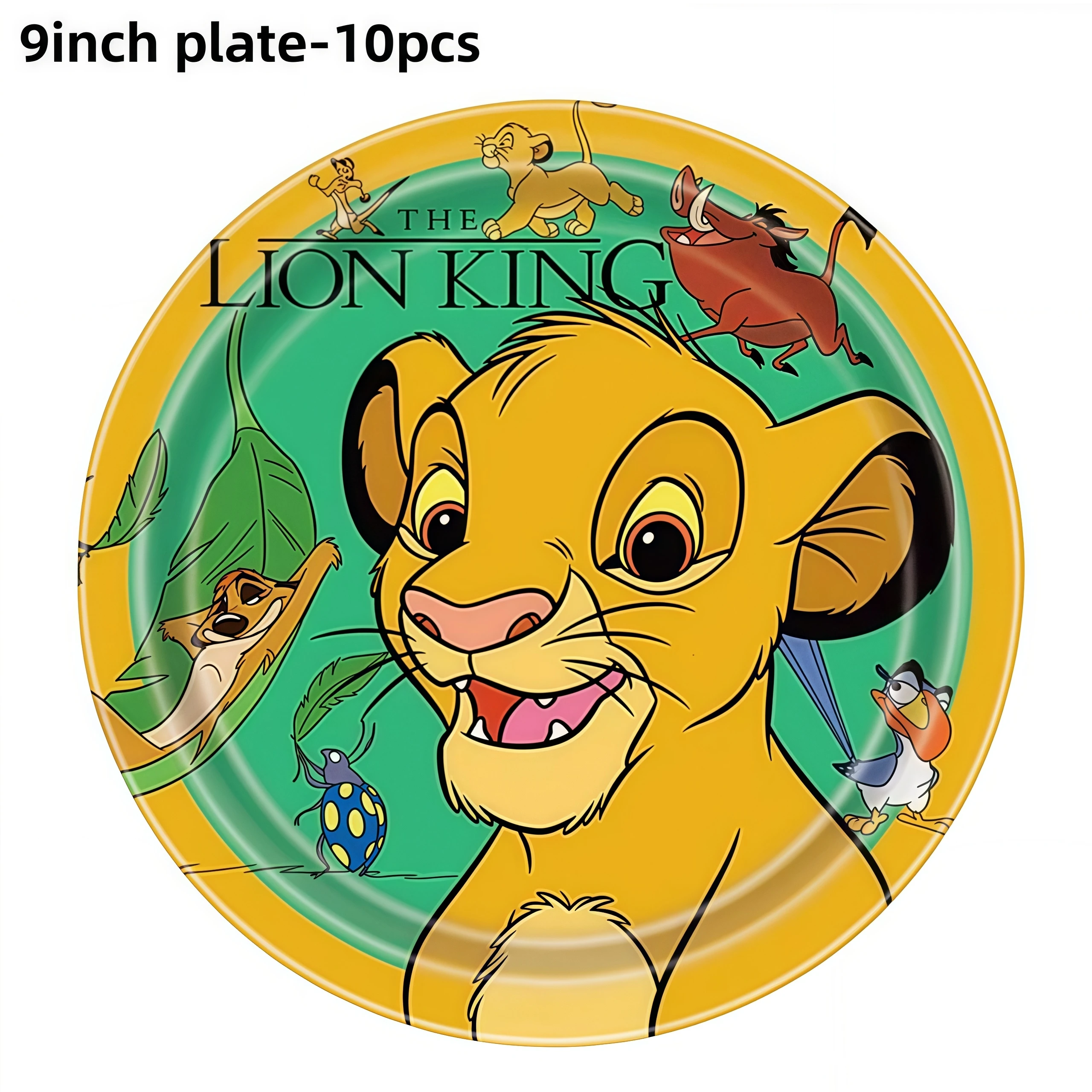 König der Löwen Simba Geburtstagsdekoration Partyzubehör Cartoon-Becher Teller Servietten Tischdecke für Kindergeburtstag Geschenk Babyparty – Detail 23