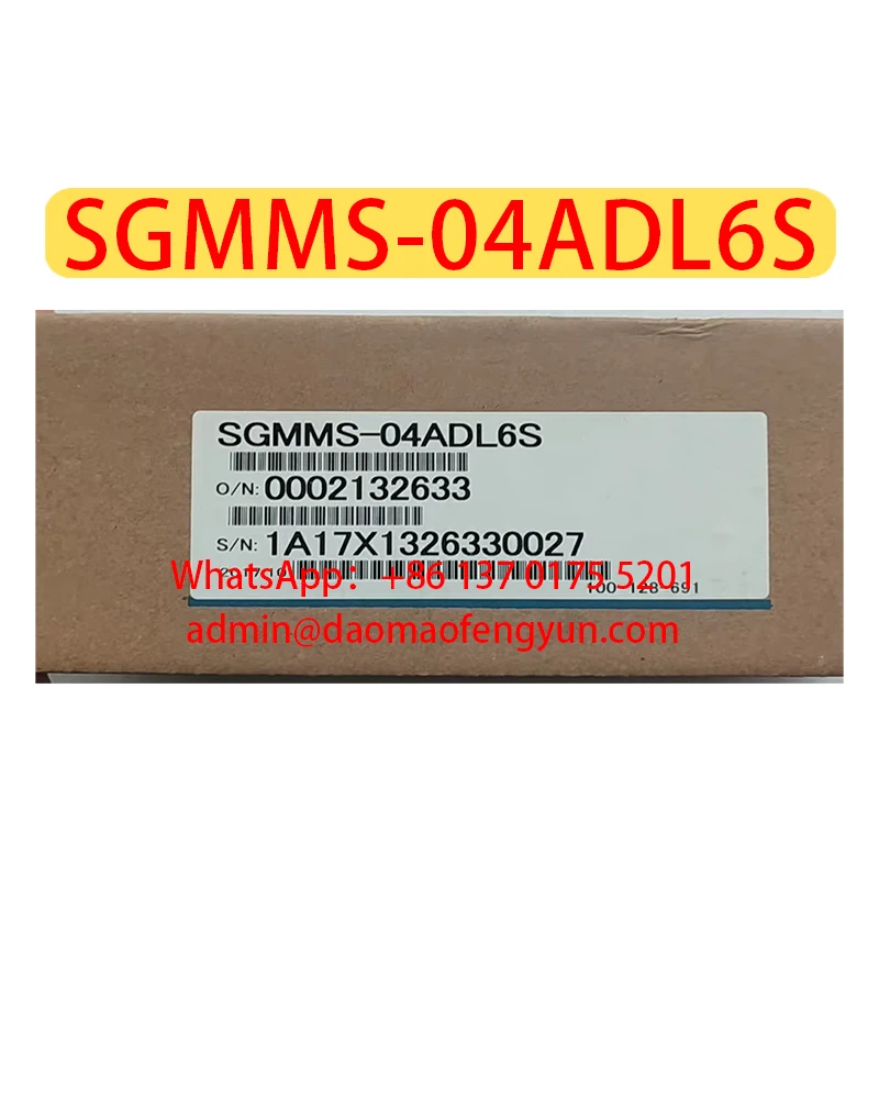 

SGMMS-04ADL6S Brand New Servo Motor SGMMS 04ADL6S，Fast shipping