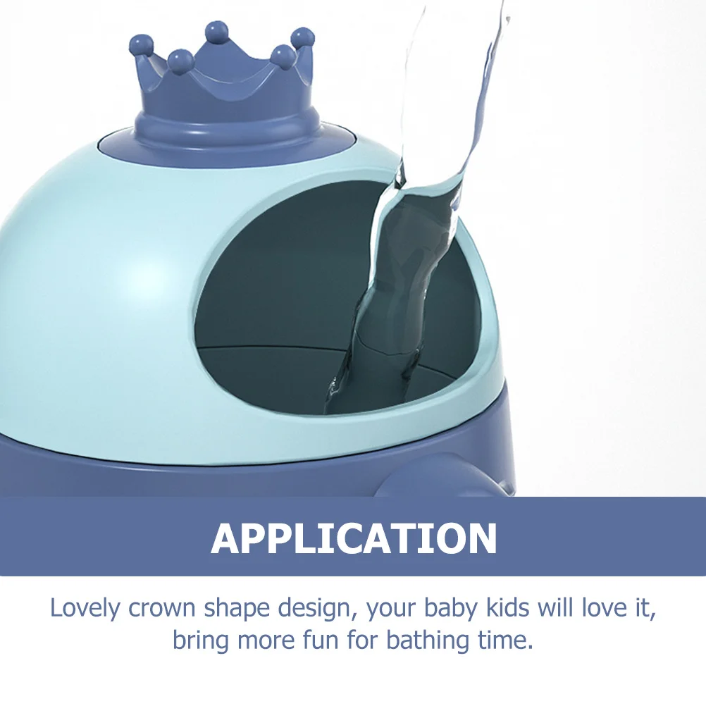 

Crown Shape Baby Bath Rinse Cup Durable Safe Shampoo Rinser for Kids Toddlers Bathing Fun Eye Protection Baby Bath Rinse Cup