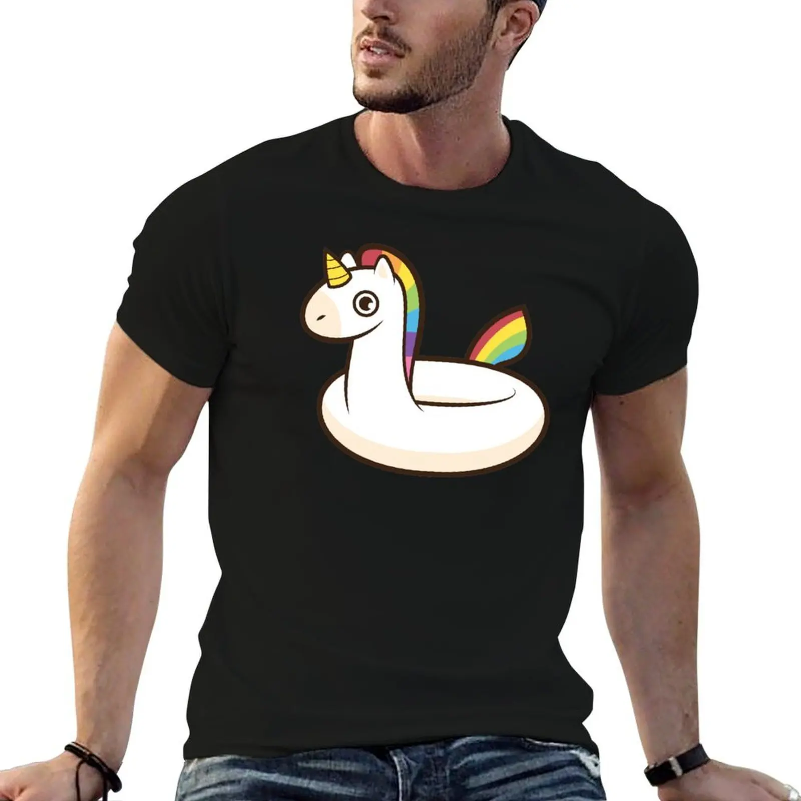 

Unicorn Float T-Shirt mens graphic t shirts g man t shirts for men t shirt man designer T-shirt