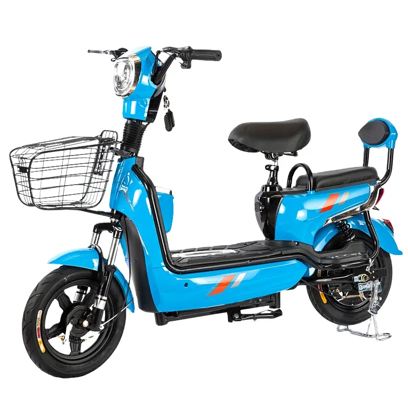 Electric Motorcycle 350w Strong Lead Acid Battery City Ebike Two Wheels Electric Bicycle