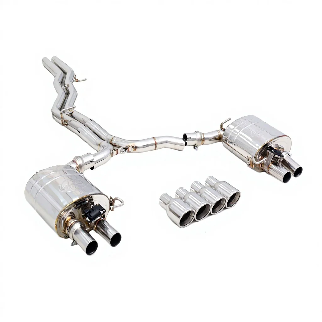 Catback Exhaust Pipes for S6/S7 C8 2.9T Stainless Steel Exhaust Pipe Muffler Escape System Supports Customization - view 4