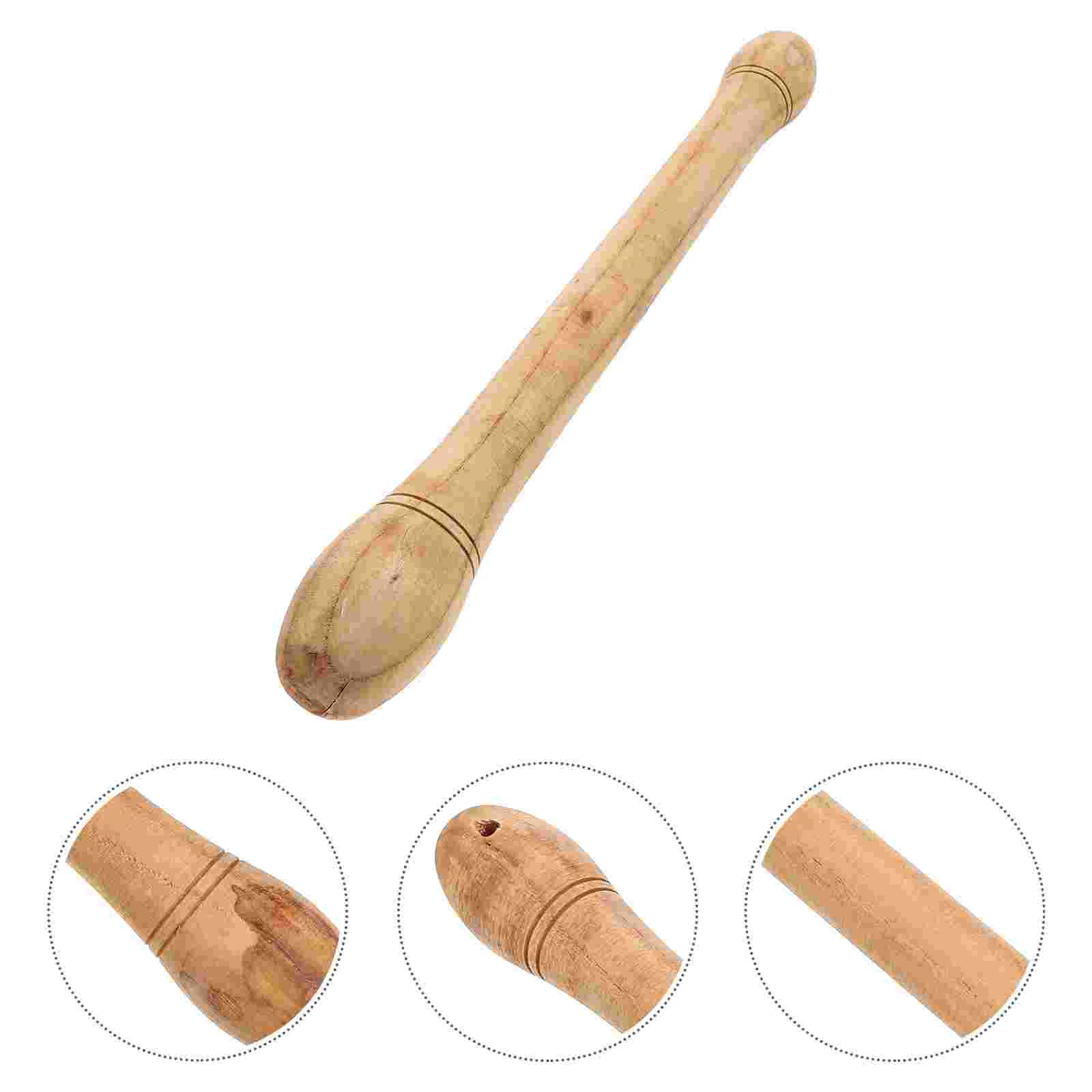 Drum Sticks Instrument Gadget Accessories Percussion Fitting Wooden Drumsticks Cowhide