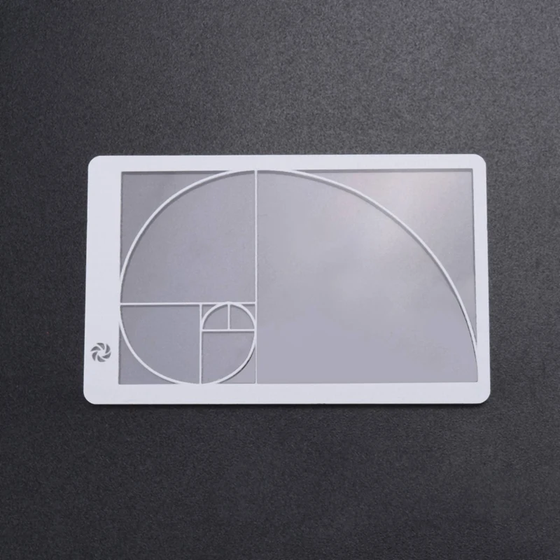 Golden Triangle Composition Tool View Finder/Viewer Photography/Painting/Drawing Credit Card Size Fits In Wallet