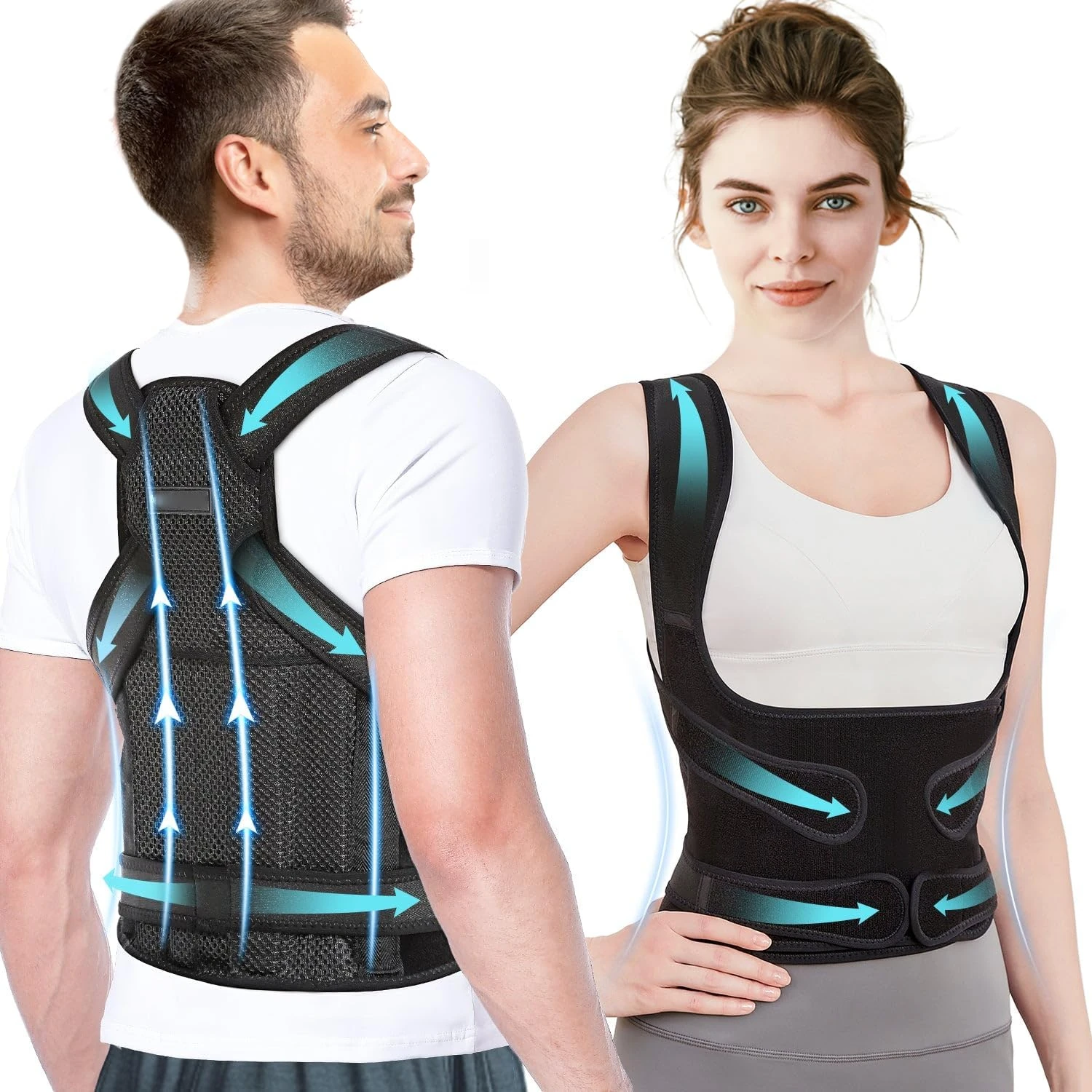 

Premium High-Quality Women's Ergonomic Back Brace for Enhanced Mobility, Posture, and Comfort | Superb Advanced Technology for M