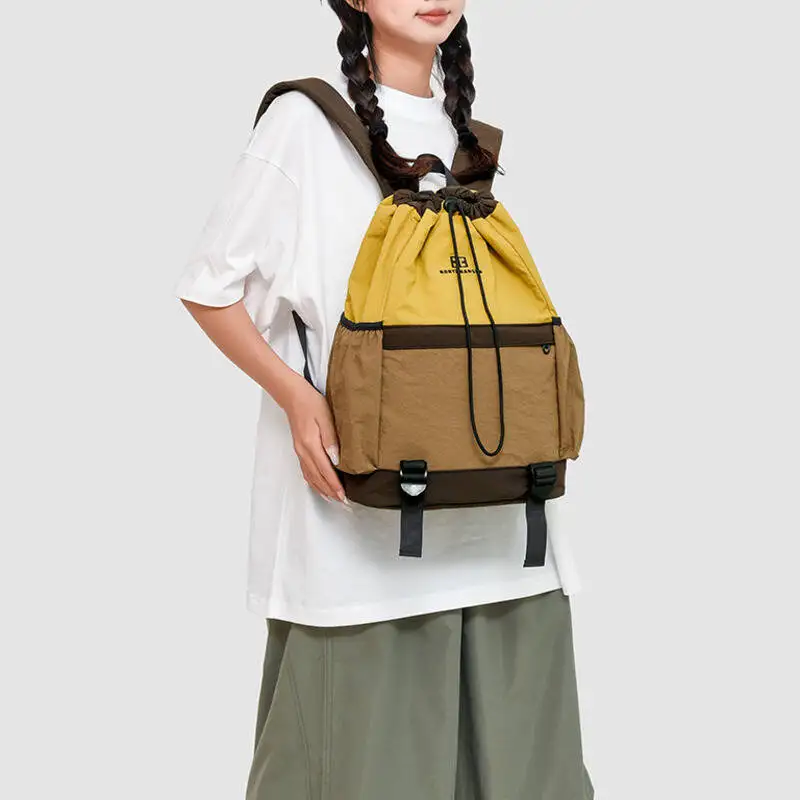 حقائب مدرسية من النايلون، حقيبة كتب ذات سعة كبيرة، حقيبة مدرسية برباط خفيفة الوزن، حقيبة كتف كاجوال، حقائب ظهر #2