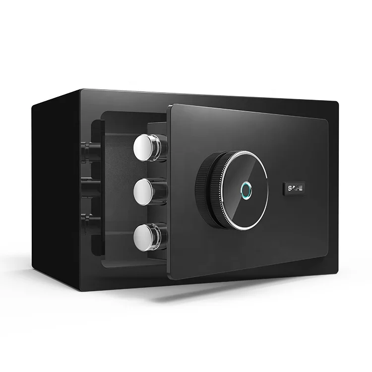 

Маленький сейф с защитой от кражи, сканером отпечатков пальцев, электронным кодовым замком для хранения денег, для дома, отеля, банка, цифровой сейф для безопасности