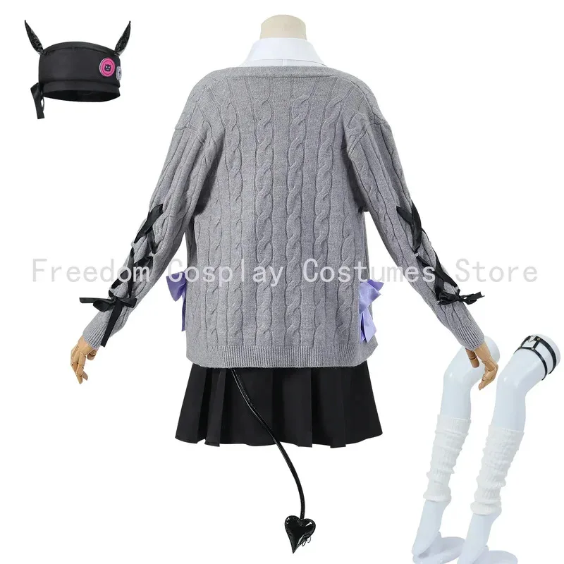 DY2025日本バーチャル YouTuber VTuber 東神トワコスプレ衣装セーターコート帽子テール衣装ウィッグ VTuber 衣装パーティー用